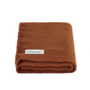 Alpaca Loca Schal cinnamon