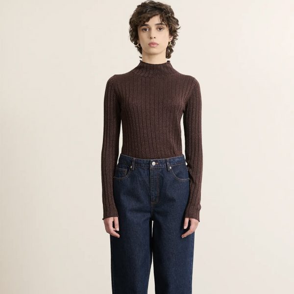 GARANCE PARIS Pullover PISTACHE braun – Bild 5