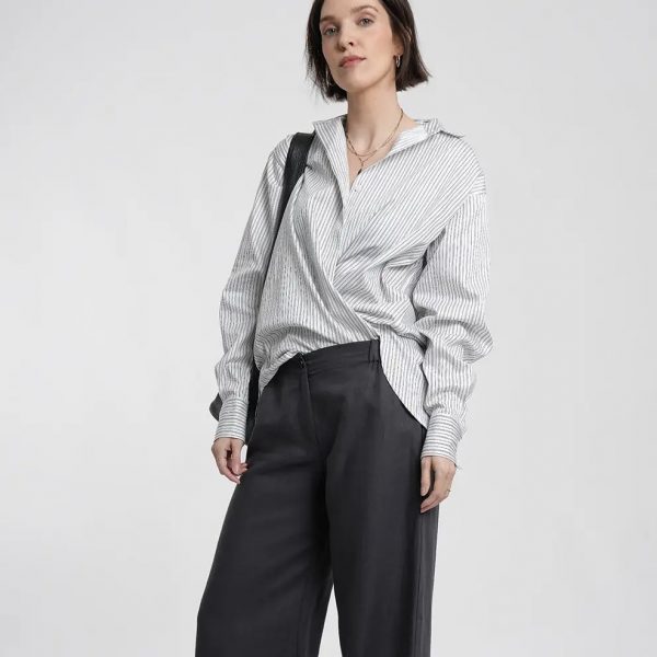 PREGO Bluse CARMON white stripe – Bild 2