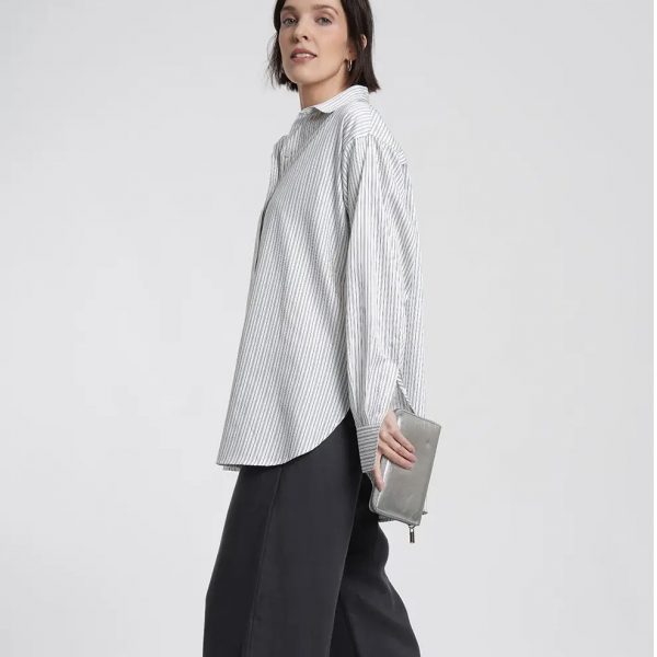PREGO Bluse CARMON white stripe – Bild 4