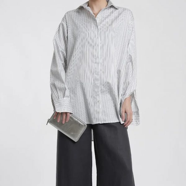 PREGO Bluse CARMON white stripe