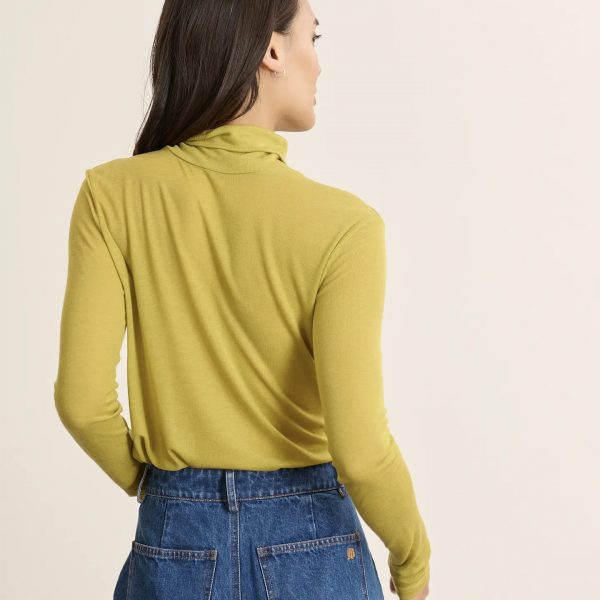 GARANCE PARIS Rollkragenpullover BERNE hell-olive – Bild 2