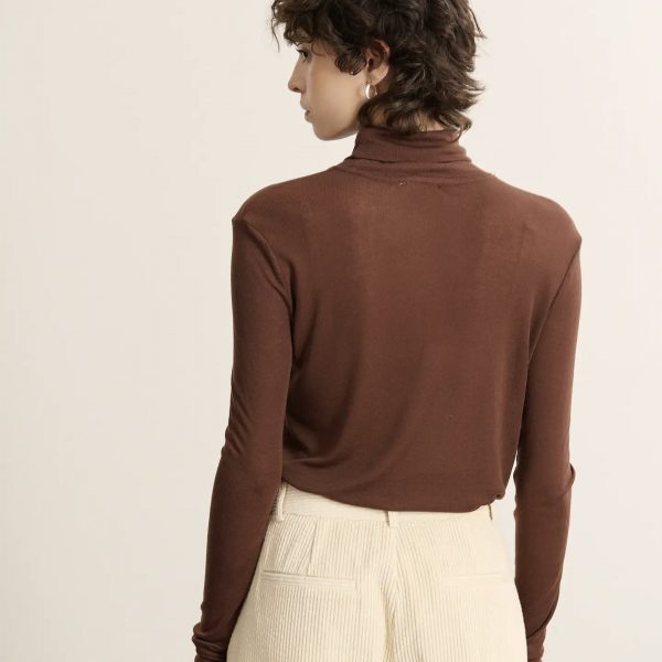 GARANCE PARIS Rollkragenpullover BERNE kastanie – Bild 3
