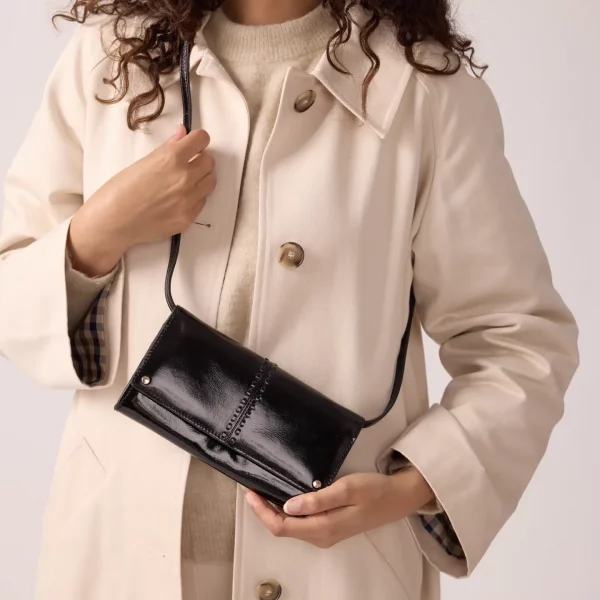 MARADJI Lackledertasche GINA schwarz – Bild 5