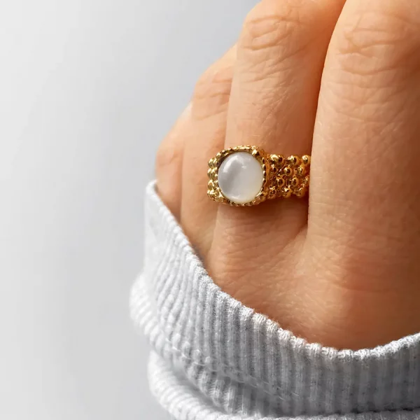 HELLES Ring CORA Perlmutt – Bild 3