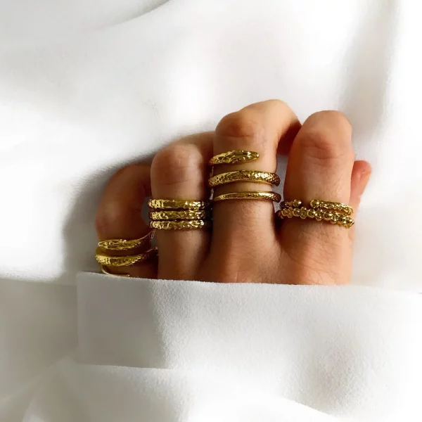 HELLES Ring INDIA gold – Bild 4