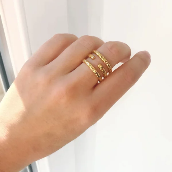 HELLES Ring INDIA gold – Bild 2