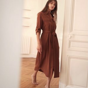 LAURA LAVAL Kleid EMILY cinnamon