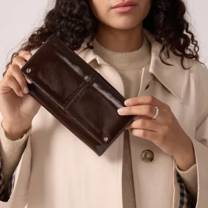 MARADJI Lackledertasche GINA schokobraun