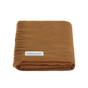 Alpaca Loca Schal schmal camel