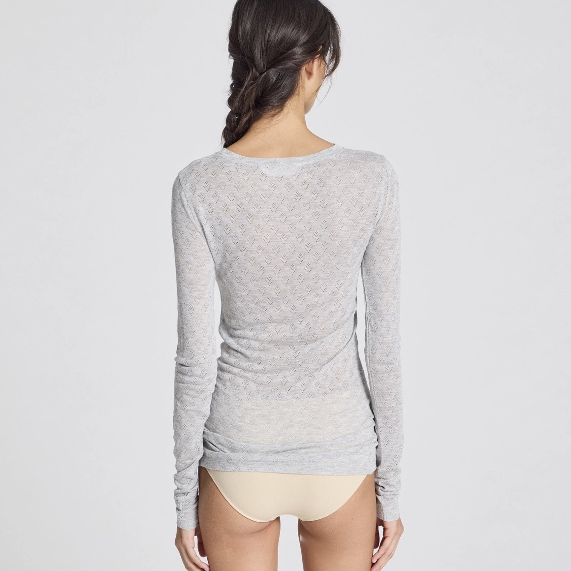 GAI LISVA Longsleeve FELI hellgrau melange – Bild 5