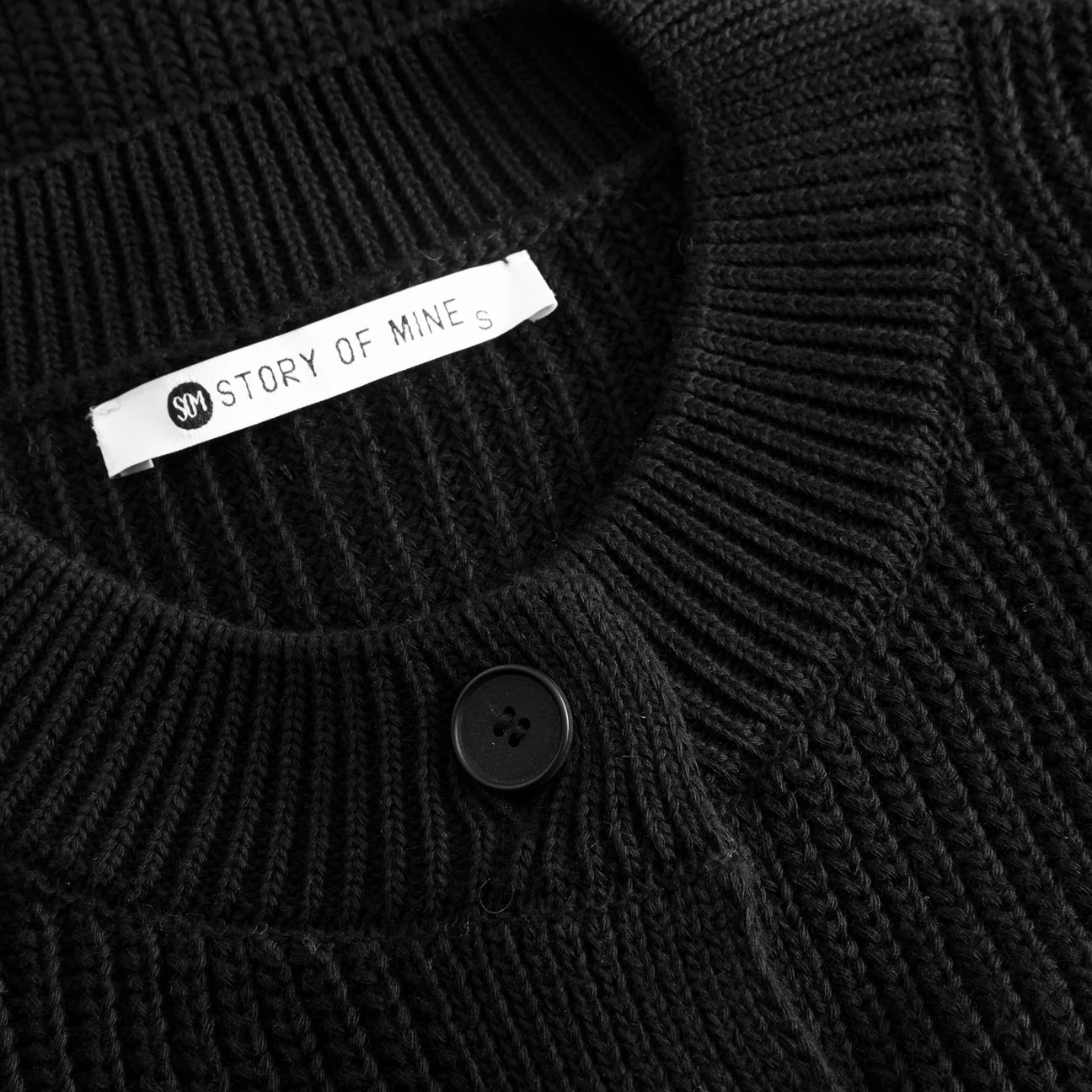 STORY OF MINE Cardigan BOXY schwarz – Bild 3
