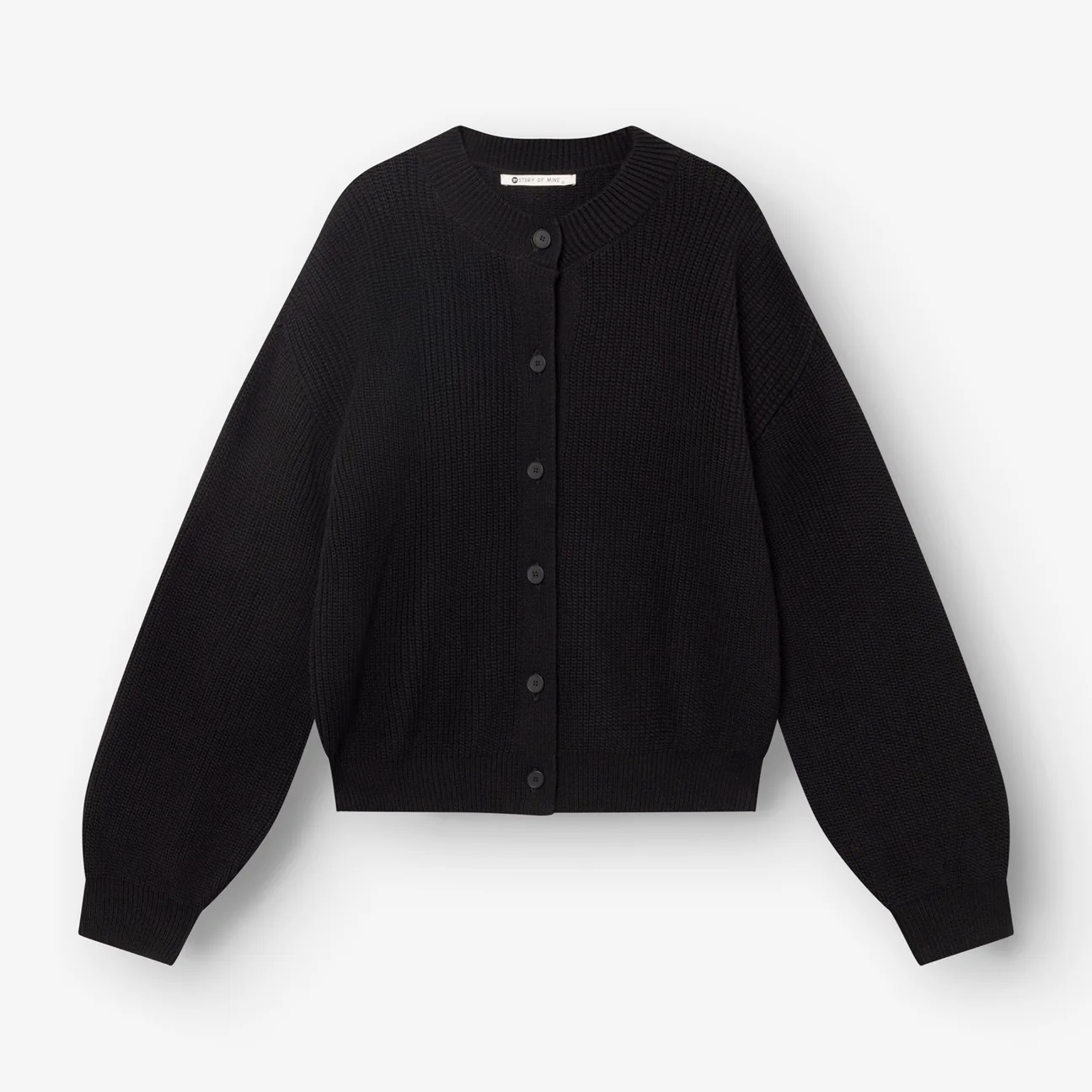 STORY OF MINE Cardigan BOXY schwarz – Bild 6