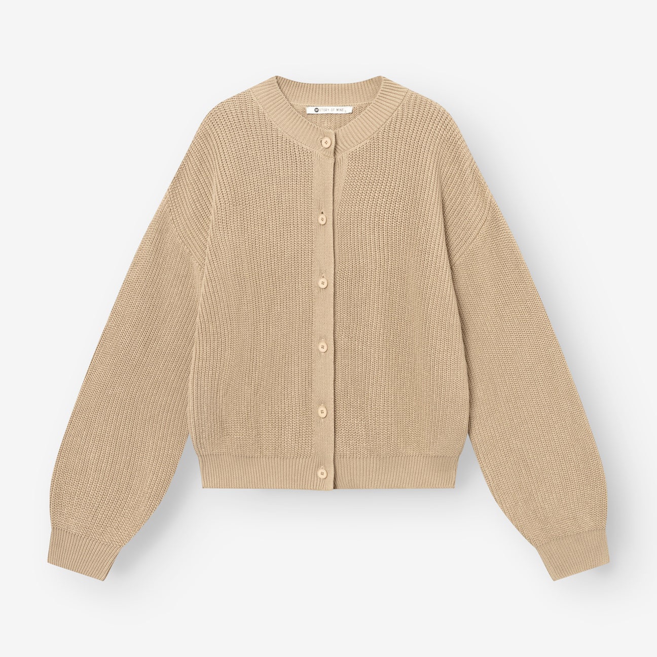 STORY OF MINE Cardigan BOXY sand – Bild 5
