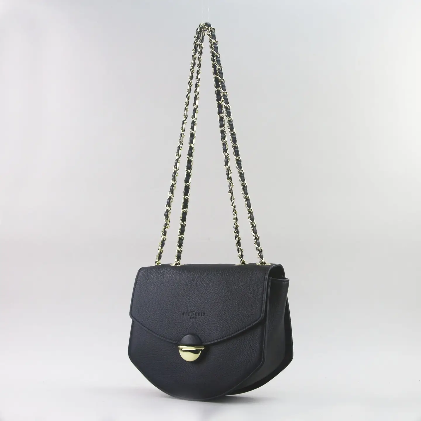 FREDERIC T. Ledertasche ALFI schwarz