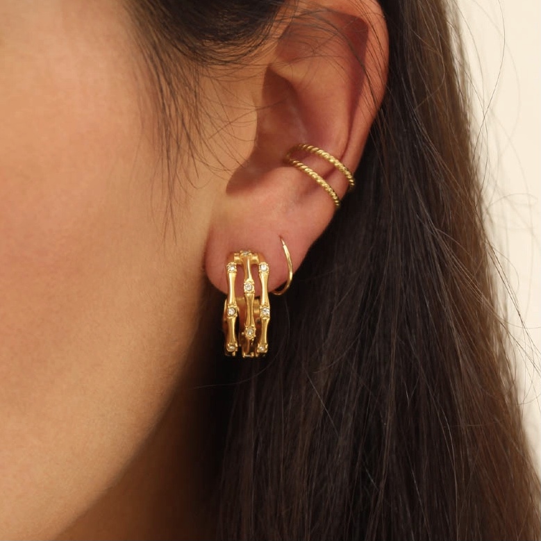 CAPRICE PARIS Kreole LILY gold – Bild 2