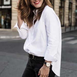 CAPSULE Hemdbluse FLORENCE weiß