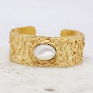 NIIKI PARIS Armreif SADE gold Perle