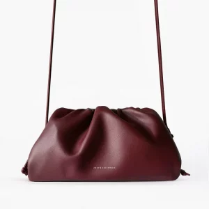FREYA ESTEPHAN  Pouch Clutch deep burgundy
