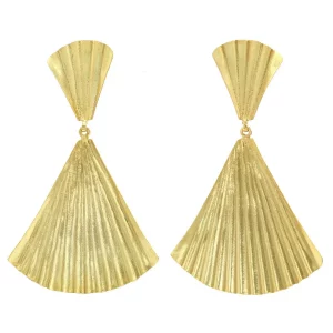 ACUS Ohrringe FAN gold